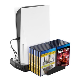 Đế Tản Nhiệt Đứng Cho Máy Chơi Game PS5/Playstation 5 Kiêm Sạc Cho Tay Cầm Chơi Game PS5