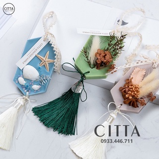 [CITTA]Sáp thơm treo tủ quần áo phòng ngủ phòng khách treo xe sáp thơm hoa khô trang trí Citta-CT010