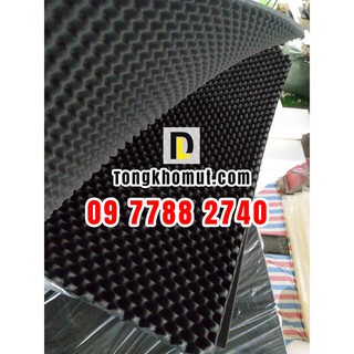 Tấm Mút trứng 200 x 160cm dày 3cm - LOẠI 1- mút mịn, cứng, bền, tỉ trọng cao - dùng để tiêu âm, cách âm