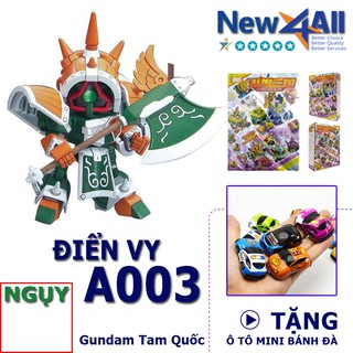 Gundam A003 Điển Vi - Đồ chơi lắp ráp sd Gundam Tam Quốc New4all tặng kèm 01 xe ô tô mini bánh đà