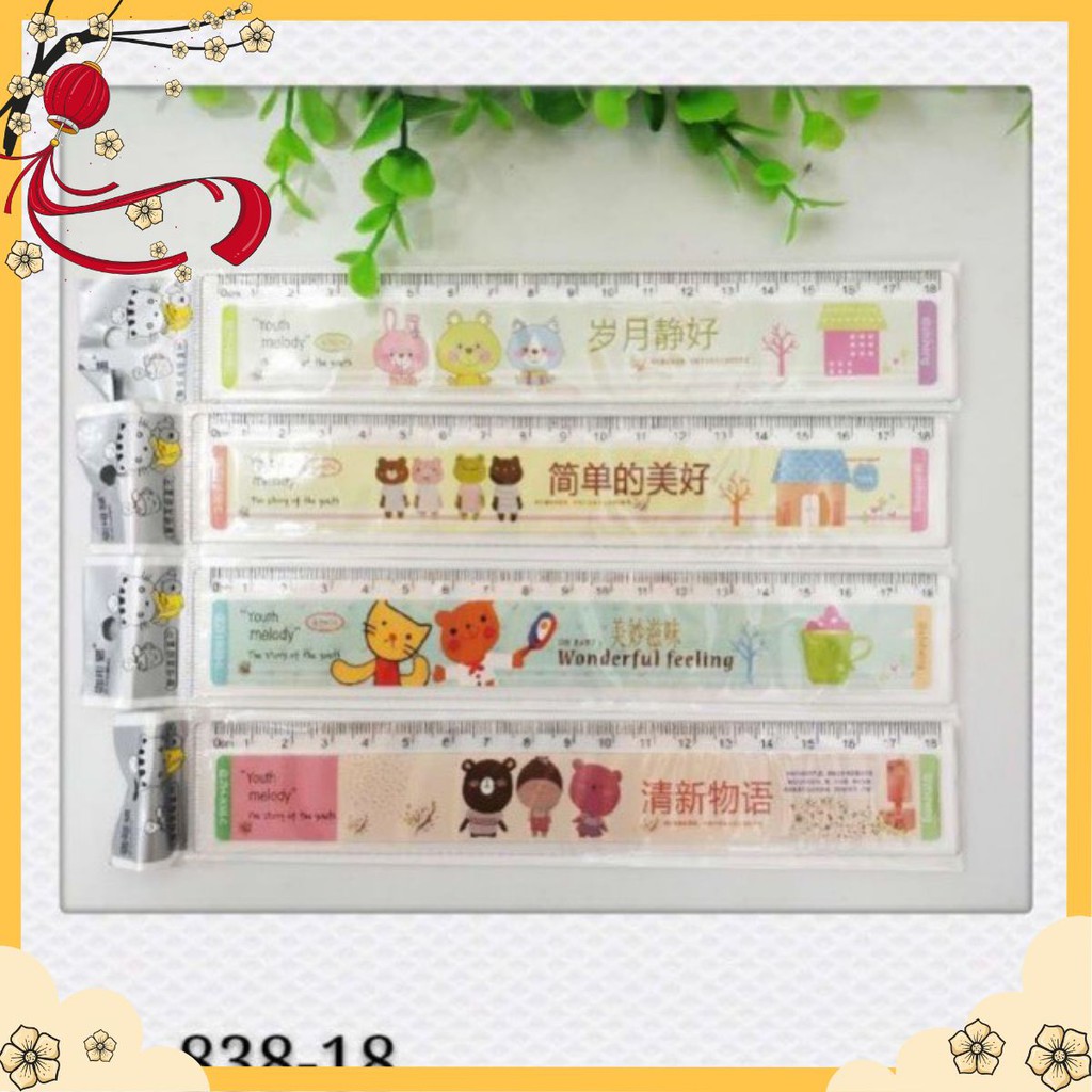Thước Kẻ 18cm 838