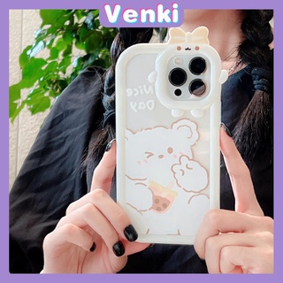 iPhone Case Silicone Soft Case Clear Case Shockproof Protection Camera Varnish Feel Monster Bear Cute Cartoon Compatible For iPhone 11 Pro Max 13 Pro Max 12 Pro Max 7Plus xr XS Max