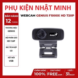 Webcam Genius Facecam 1000X HD - Webcam Cho Máy Tính Kèm Mic - Chính Hãng Genius bảo hành 12 tháng