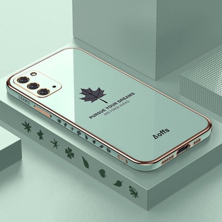 Ốp điện thoại QIANZI mềm hình lá phong cho Samsung A03s S22 S22 PLUS S21FE NOTE20 S21 PLUS