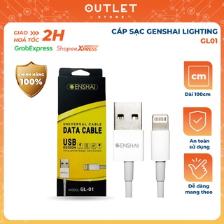 Cáp Sạc Genshai Lightning GL01 dài 1M