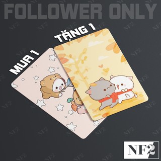 CUTE CAT - Decal Sticker Thẻ ATM (Thẻ Chung Cư, Thẻ Xe, Credit, Debit Cards) Miếng Dán Trang Trí NF2 Cards