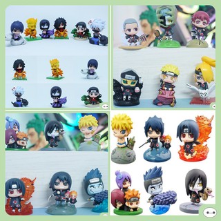 BỘ 6 MÔ HÌNH NARUTO CHIBI VĨ THÚ