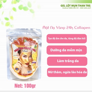 Mặt nạ vàng 24k cải thiện nếp nhăn, chống lão hóa cho da