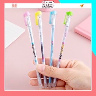 Bút bi mực nước đen cao cấp hàn quốc giá rẻ cute dễ thương giá rẻ học sinh NATO BB38