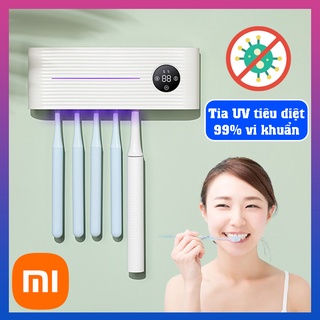 Máy khử trùng bàn chải Xiaomi bằng tia UV, loại bỏ 99% vi khuẩn trên bàn chải 2 chế độ quạt gió