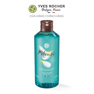 Gel tắm gội Yves Rocher MONOI GENTLE HAIR &amp; BODY WASH 400ML