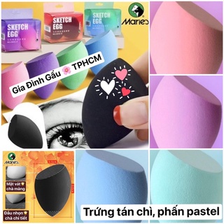 MARIE’S - Dụng cụ di chì, chà tán chì, phấn pastel hình trứng