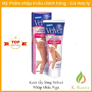 Kem tẩy lông Velvet 100ml - Nhập khẩu Nga