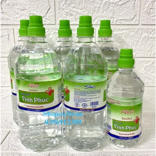 Nước Muối Vĩnh Phúc Natri Clorid 0.9% chai 1 Lít ( 1000ml ) vệ sinh khoang miệng
