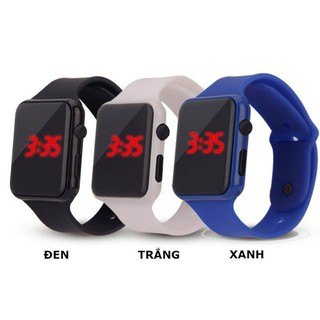 Đồng hồ đeo tay màn hình LED dây silicone