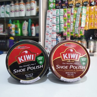 XI ĐÁNH GIÀY KIWI CAO CẤP MÀU ĐEN / NÂU