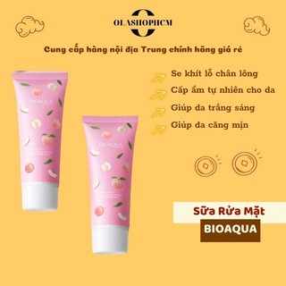 Muối tắm tẩy da chết Bioaqua hương đào 250ml dưỡng ẩm trắng sáng mịn màng