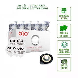 Bao cao su Bi Mềm Nhiều gel bôi trơn OLO Growth hộp 5 bao và 5 bi