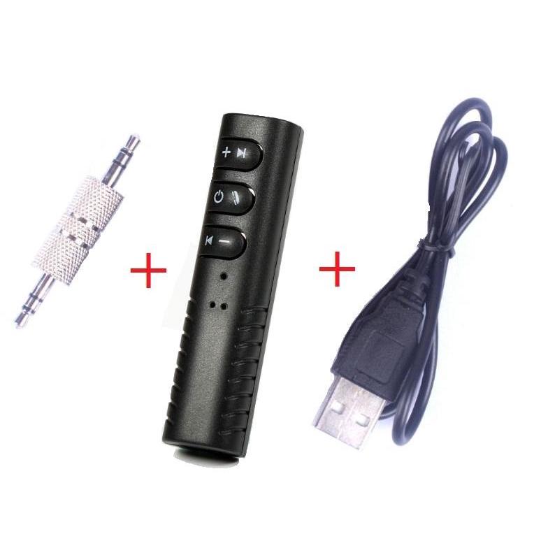 Bộ thu âm thanh Bluetooth Lavalier 3.5AUX cho xe hơi, loa, tai nghe + Tặng Jack 3.5 và cáp sạc