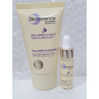 [ CHÍNH HÃNG ] ( Mini size) COMBO SỮA RỬA MẶT VÀ TINH CHẤT BIO- ESSENCE BIO-BIRD'S NEST ( 30g+ 5ml)