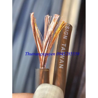 Dây loa 2x1,5mm2(15 AWG) TAIWAN lõi đồng OFC