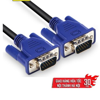 Dây cáp màn hình máy tính VGA chống nhiễu tốt 1.5m màu đen