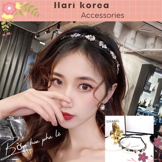 Bờm đính đá pha lê tiểu thư / băng đô đính đá pha lê , phụ kiện tóc thời trang tiểu thư - Hari Korea Accessories