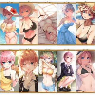 Poster Vải Nakano Ichika Anime Go-Toubun no Hanayome