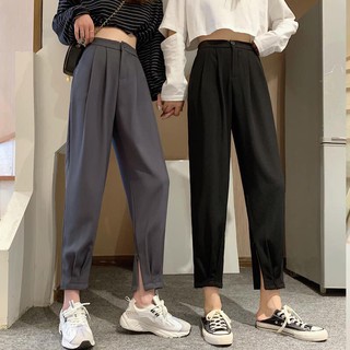 Quần Baggy Vải Có Khóa Ống Chân siêu hot