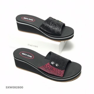 Dép lê nữ BlTIS ❤️FREESHIP❤️ Dép lê bà già đế xốp 5cm ép cao su chống trượt SXW092800