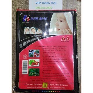 [Mã LIFEBOOK1 giảm 30K đơn 150K] Giấy in ảnh 2 mặt bóng Kim Mai định lượng 160 (50 tờ/ tập)