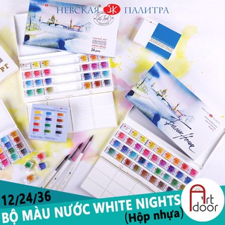 [ARTDOOR] Bộ màu nước Nén WHITE NIGHTS (hộp nhựa)