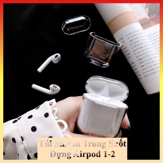 Bao silicon bảo vệ Airpods 1/2/3  Airpod pro  Trong Suốt
