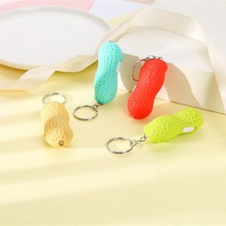 Móc khóa đèn pin hạt lạc siêu dễ thương F477SPAZ