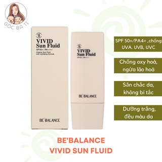 KEM CHỐNG NẮNG VIVID SUNFLUID - BE BALANCE