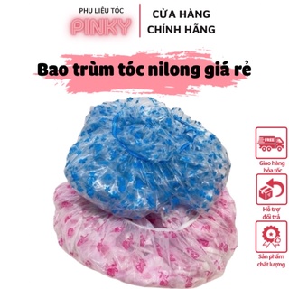 [Combo] Bao trùm tóc loại mỏng dùng để ủ lạnh tóc sử dụng ủ tóc , bịt  kín tóc tránh ướt tóc nilông dai đẹp PLTPINKY