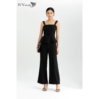 [NHẬP WABRTL5 GIẢM 10% TỐI ĐA 50K ĐH 250K ]Áo Peplum nữ 2 dây IVY moda MS 15B8615