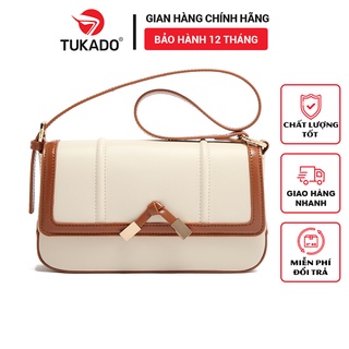 Túi Kẹp Nách Nữ Đeo Vai Đeo Chéo MICOCAH Dáng Công Sở Thời Trang Phối Màu Vintage Da Cao Cấp Cực Đẹp MC59 - Tukado