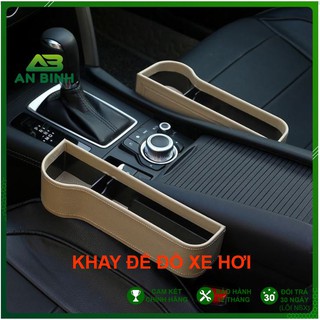 Khay Đựng Đồ Đa Năng Cắm Khe Ghế Ô Tô, Hộc Để Đồ Cao Cấp Trên Xe Hơi