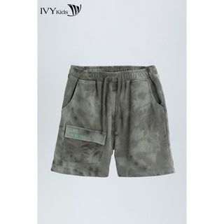 [NHẬP WABRTL5 GIẢM 10% TỐI ĐA 50K ĐH 250K ]Quần sooc thun bé trai Life is Better IVY moda MS 20K1335