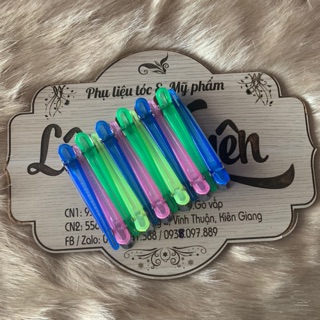 Kẹp mỏ vịt✨GIÁ RẺ✨nhựa dẽo bịch 12 cây, bản dưới inox, dễ dàng chia tóc, không dính hóa chất, dễ vệ sinh