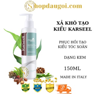 KEM DƯỠNG XẢ KHÔ  KARSEELL SIÊU MƯỢT TÓC 150ML TẠO KIỂU TÓC