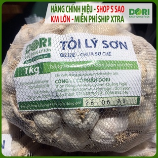 [HCM]Tỏi Lý Sơn Dori - Blue - Tỏi thân dài - Túi 1kg