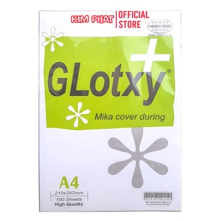 Bìa kiếng Mika A4 Glotxy