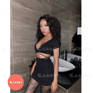 Áo croptop tay ngắn cột dây sexy quyến rũ phong cách thời trang nữ tôn dáng trendy carrotxinhdep