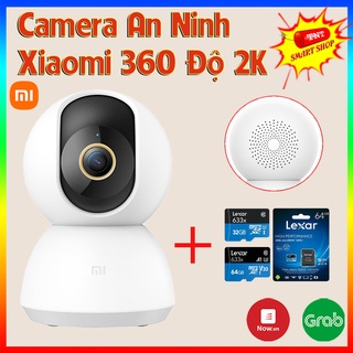 Camera IP Mi Home 360 Độ 2K Xiaomi, Camera An Ninh Săc Nét- Hàng Chính Hãng- Thẻ Nhớ Lexar 32G, 64G, 128G