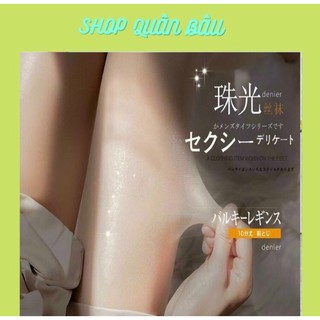 Quần tất tàng hình Bling Bling ko gân,ko xước-ánh nhũ kim tuyến phát sáng nổi bật siêu mỏng siêu dai nâng tông da