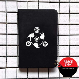 Sổ da cầm tay A6 in hình SHARINGAN NARUTO   anime chibi tiện lợi cầm tay quà tặng lưu niệm