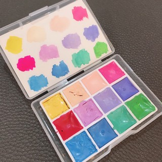 Set pocket Rubens Macarons Pastel 12 màu 0.5-0.6ml và 1-1.2ml