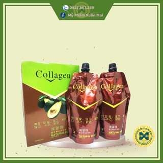 Nhuộm đen tóc collagen tinh chất bơ chuyên gia phủ tóc bạc
